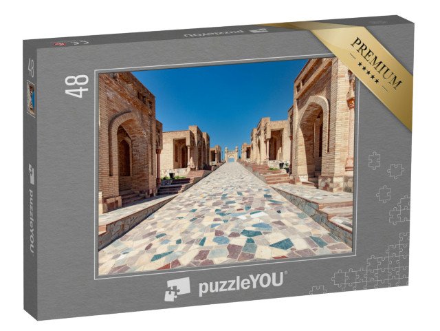 puzzle 48 dílků „Tradiční stavby v Gissaru, Tádžikistán“