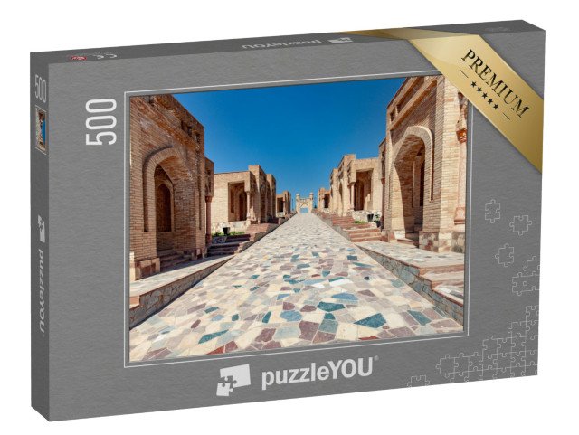puzzle 500 dílků „Tradiční stavby v Gissaru, Tádžikistán“