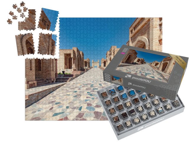 SMART SORTED® | Puzzle 1000 dílků „Tradiční stavby v Gissaru, Tádžikistán“
