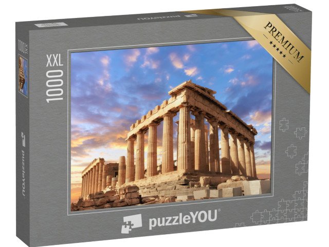 puzzle 1000 dílků XXL „Úchvatný chrám Parthenon, Athény, Řecko“