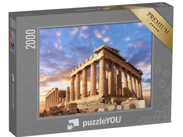 puzzle 2000 dílků „Úchvatný chrám Parthenon, Athény, Řecko“