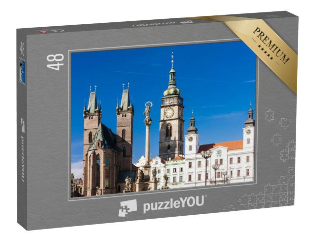 puzzle 48 dílků „Velké náměstí, Hradec Králové, Česká republika“