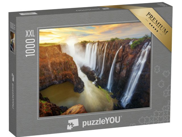 puzzle 1000 dílků XXL „Viktoriiny vodopády v Zambii a Zimbabwe“