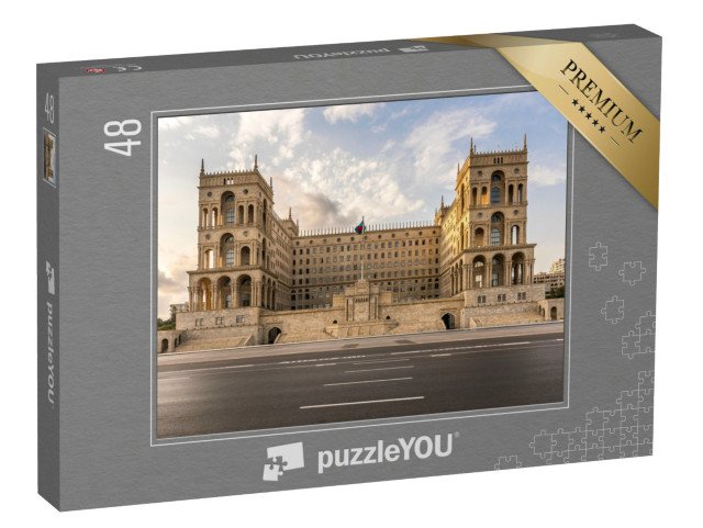 puzzle 48 dílků „Vládní budova v Baku, Ázerbájdžán“