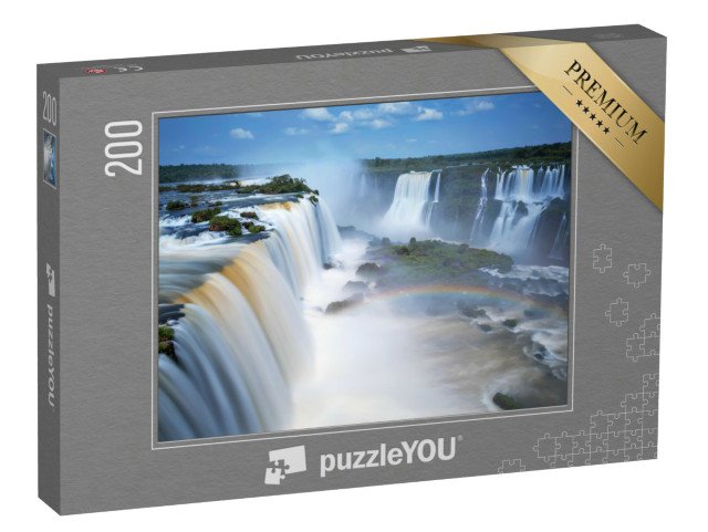 puzzle 200 dílků „Vodopády Iguazu v Brazílii a Argentině“