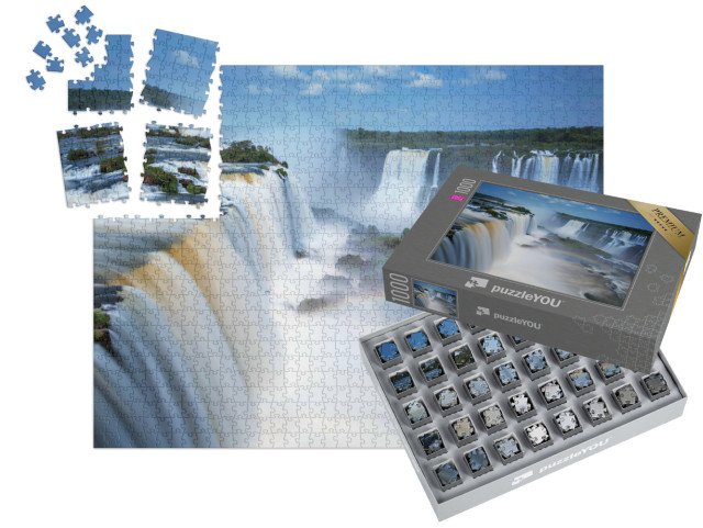SMART SORTED® | Puzzle 1000 dílků „Vodopády Iguazu v Brazílii a Argentině“