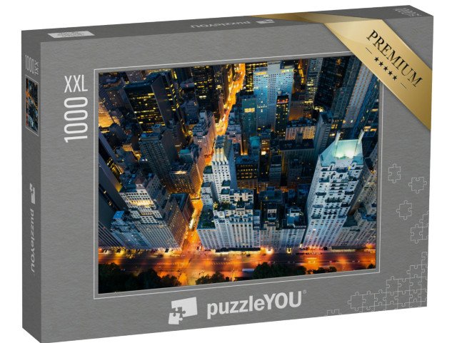 puzzle 1000 dílků XXL „Východ slunce nad Central Parkem a Upper East Side Manhattan, New York“