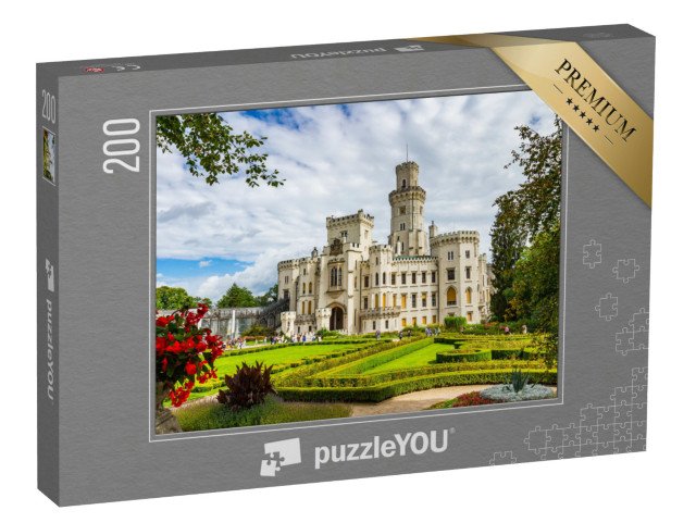 puzzle 200 dílků „Zámek Hluboká nad Vltavou, Česká republika“