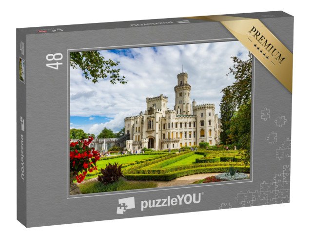 puzzle 48 dílků „Zámek Hluboká nad Vltavou, Česká republika“