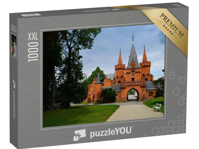 puzzle 1000 dílků XXL „Zámek Hradec nad Moravicí, Česká republika“