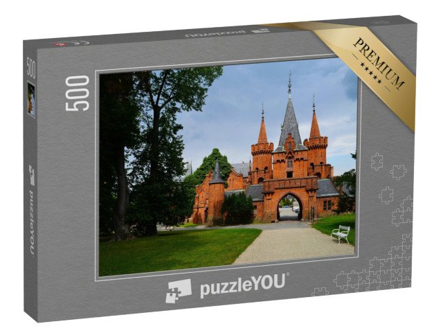 puzzle 500 dílků „Zámek Hradec nad Moravicí, Česká republika“