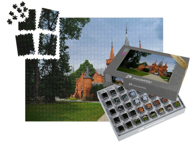 SMART SORTED® | Puzzle 1000 dílků „Zámek Hradec nad Moravicí, Česká republika“