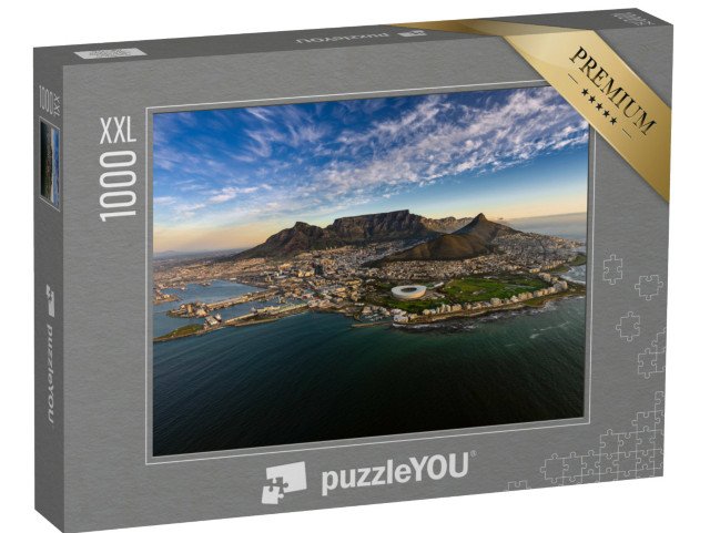 puzzle 1000 dílků XXL „Západ slunce na Stolové hoře, Kapské Město, Jihoafrická republika“