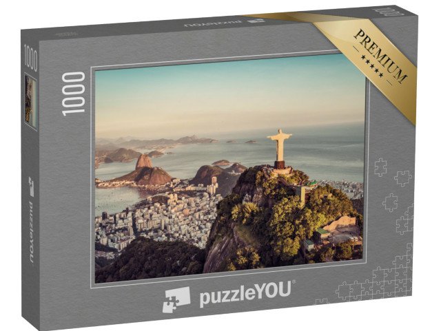 puzzle 1000 dílků „Zátoka Botafogo a hora Sugarloaf, Rio De Janeiro, Brazílie“