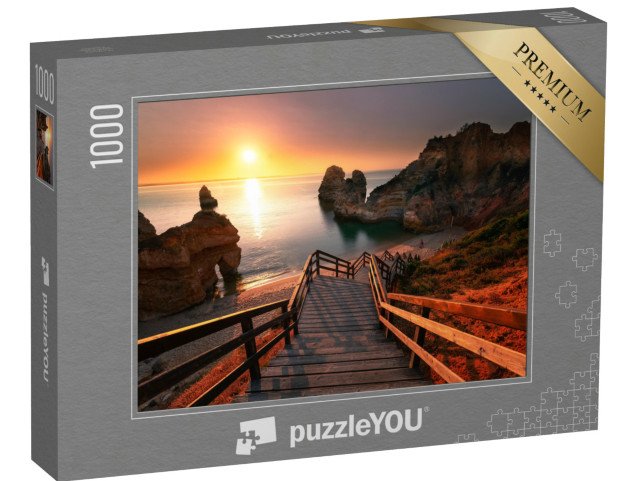 puzzle 1000 dílků „Zátoka v Ponta da Piedade, Algarve, Portugalsko“