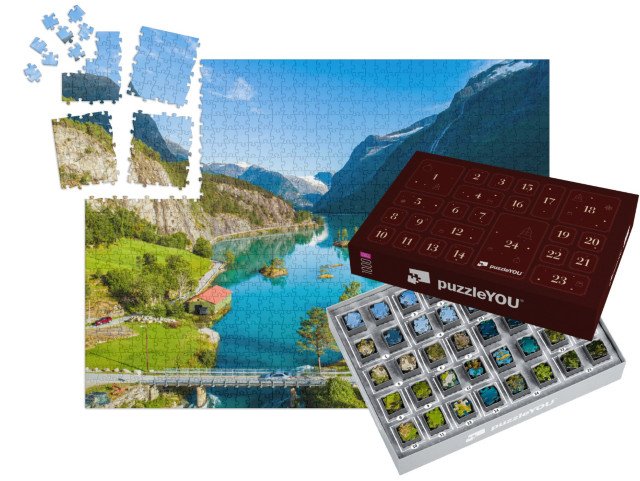 Adventní kalendář „Zelené jezero v Norsku“
