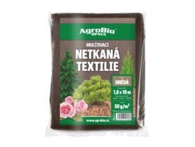 AgroBio Hnědá netkaná textilie 1,6x10 m
