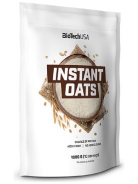BioTech USA Instantní ovesné vločky Instant Oats 1000 g Příchuť: Sušenky se smetanou