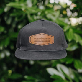 Wood Style Snapback černý Styl nášivky: TATÍNEK