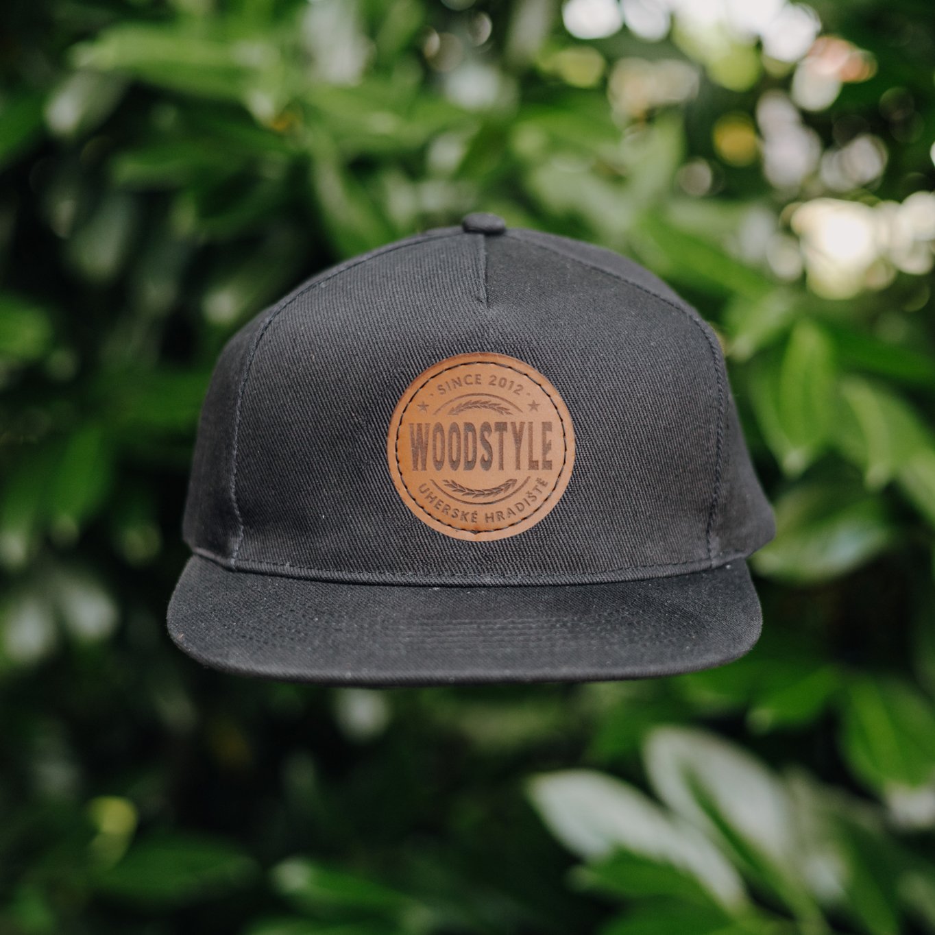 Wood Style Snapback černý Styl nášivky: WOOD STYLE