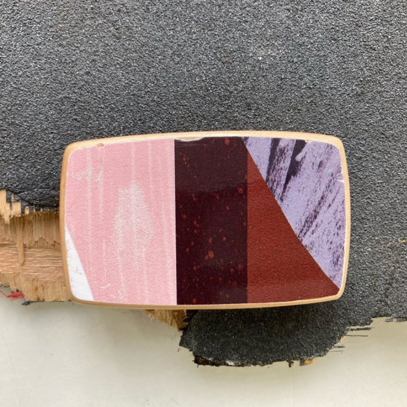 Wood Style Opasek Skejt Kulatý spona 2 Obvod pasu: 85, Barva kůže: Hnědá