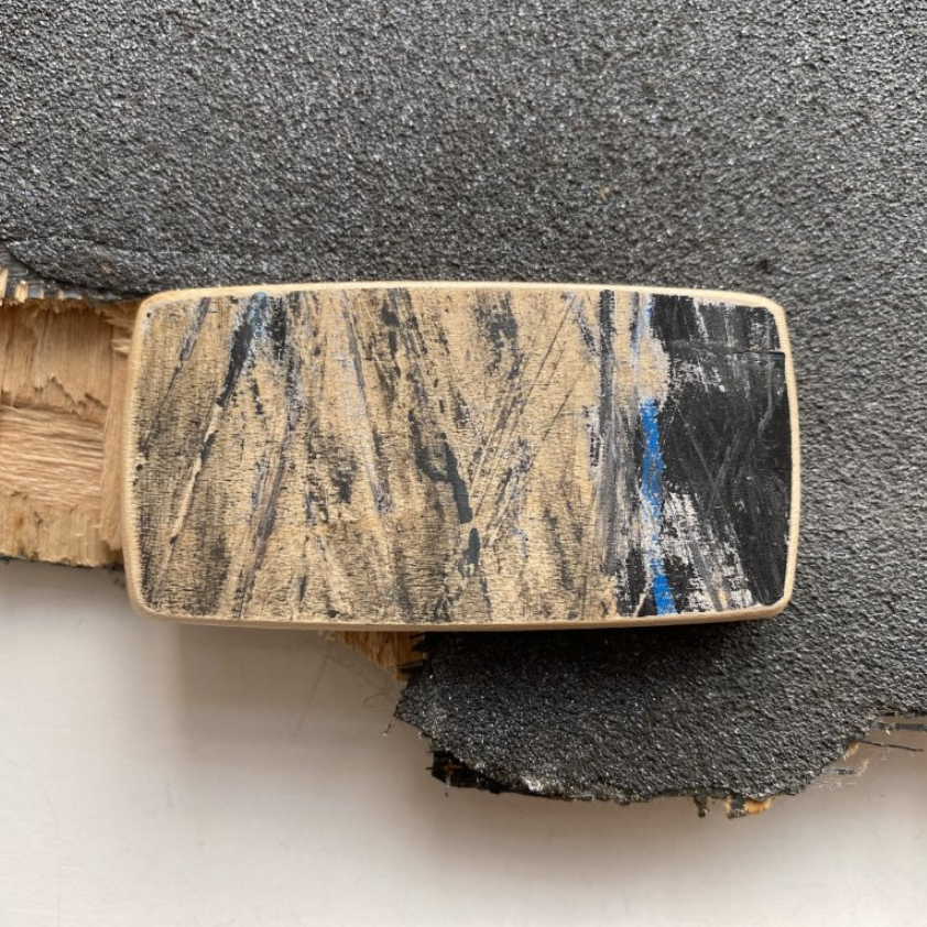 Wood Style Opasek Skejt Slim spona 3 Obvod pasu: 95, Barva kůže: Hnědá