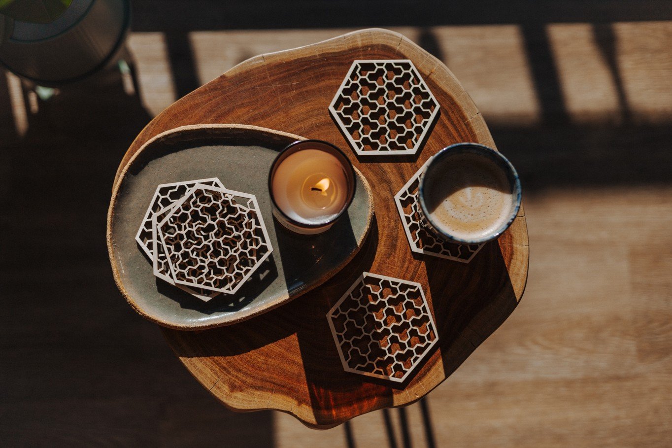 Wood Style Podtácek - Motiv 10 Počet: Zvýhodněných 6 kusů