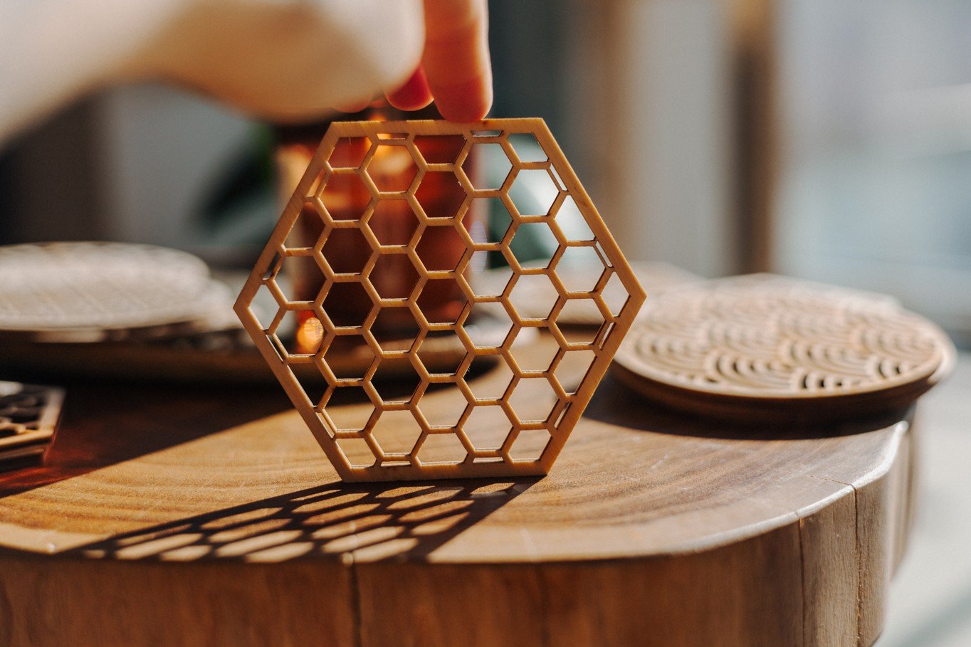 Wood Style Podtácek - Motiv 9 Počet: Zvýhodněných 6 kusů