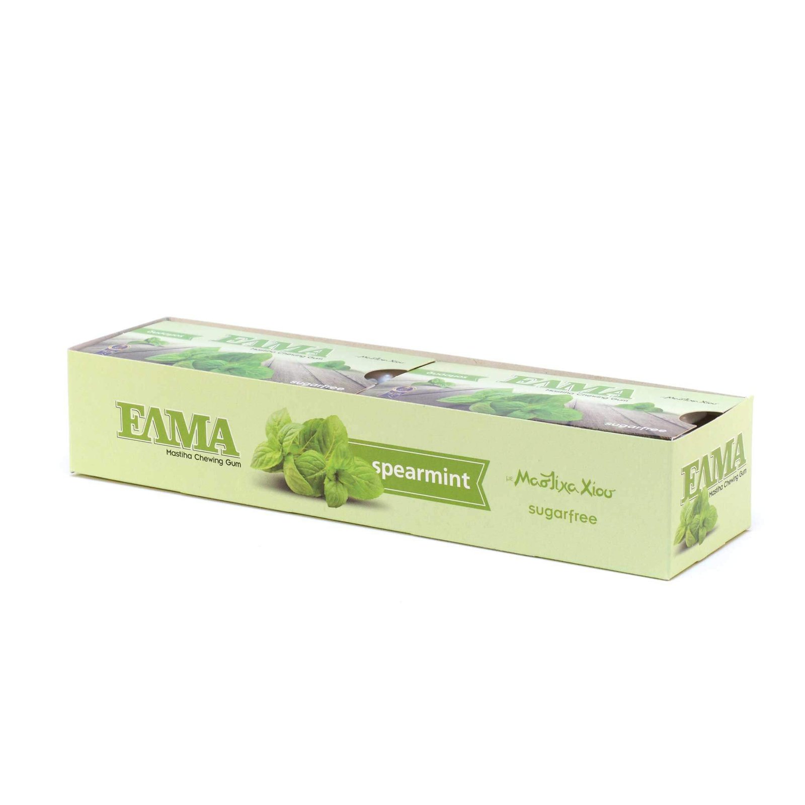 ELMA Spearmint žvýkačky bez cukru s mastichou a mátou - Obrázek 2