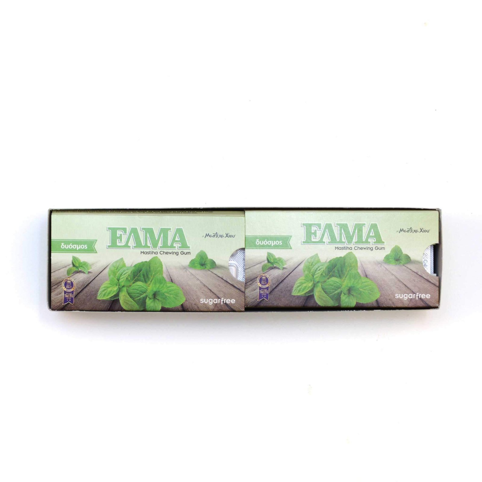 ELMA Spearmint žvýkačky bez cukru s mastichou a mátou - Obrázek 3
