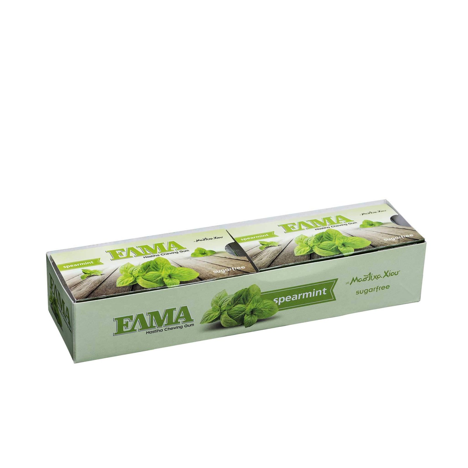 ELMA Spearmint žvýkačky bez cukru s mastichou a mátou - Obrázek 4