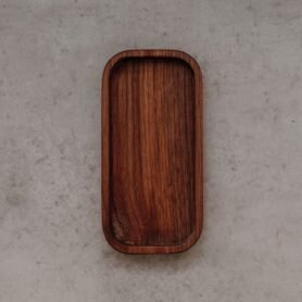 Wood Style Tácek ovál - Ořešák Velikost tácku: L