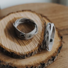 Wood Style Proplétaný náramek - latte Velikost náramku: XL