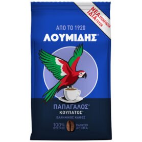Loumidis Koupatos jemná řecká káva do džezvy Papagalos 143g