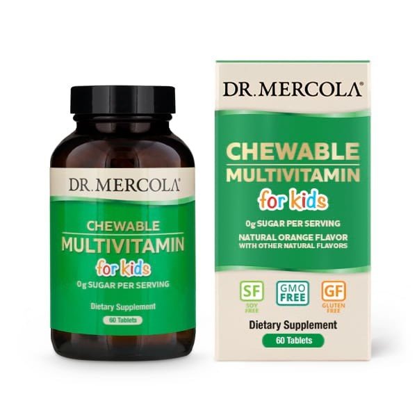 DR. MERCOLA Přírodní Multivitamín Pro Děti -60 kapslí (DR. MERCOLA)