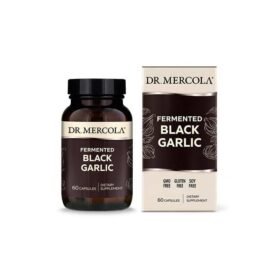 DR. MERCOLA Fermentovaný černý česnek -60 kapslí (DR. MERCOLA)