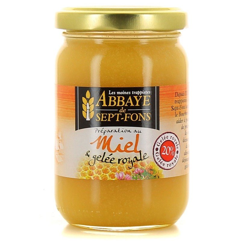 ABBAYE SEPT-FONS BIO Mateří kašička v RAW medu (květový) -250g