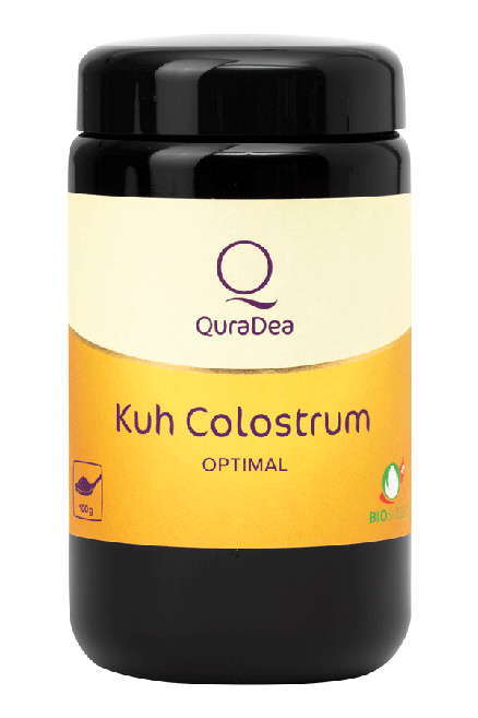 QuraDea RAW BIO Kolostrum (Prášek) - (QuraDea-Švýcarsko) Hmotnost: 100g