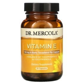 DR. MERCOLA Vitamín E -90 Kapslí (DR. MERCOLA)