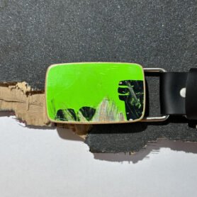 Wood Style Opasek Skejt Kulatý spona 41 Obvod pasu: 120, Barva kůže: Caramel