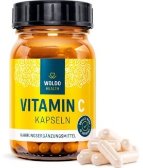 WoldoHealth Přírodní Vitamín C (extrakt Acelory) -120 kapslí (WOLDOHEALTH)