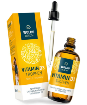 WoldoHealth Vitamín D3 kapky (1000IU) -50ml (WOLDOHEALTH)