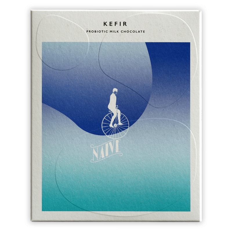 CHOCOLATE NAIVE 57% KEFÍR DARK MILK -57g (NAIVE)