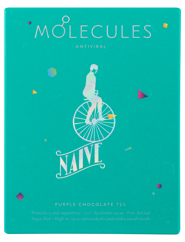 CHOCOLATE NAIVE 72% ANTIVIRAL MOLECULES - (NAIVE) Hmotnost: 20g