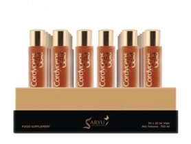 Saryu Life Style Ltd SARYU CORDYCEPS GOLD (Nepál) - Lektvar života Balení: 30 ampulí (750ml)  -3745g