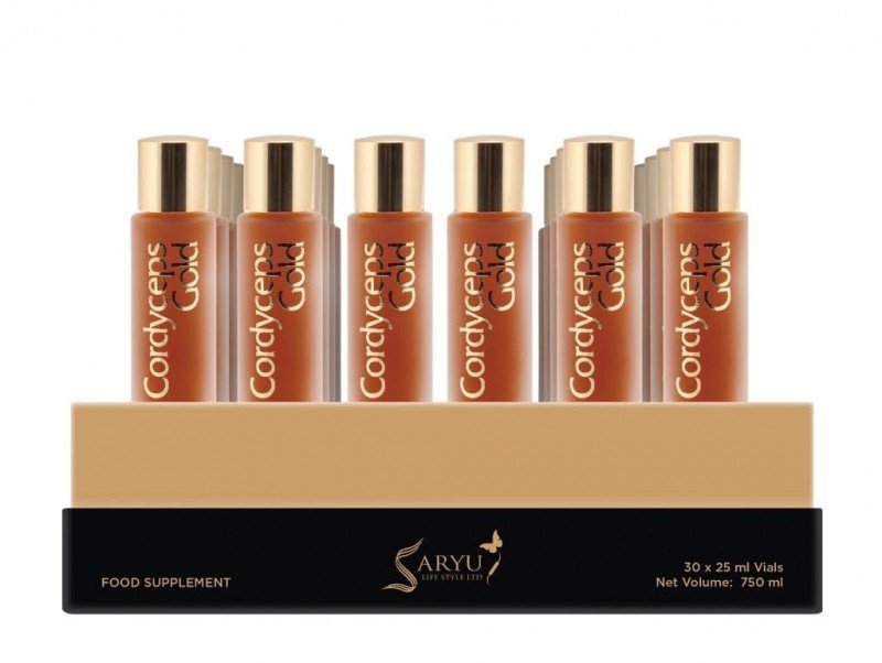 Saryu Life Style Ltd SARYU CORDYCEPS GOLD (Nepál) - Lektvar života Balení: 30 ampulí (750ml) -3745g