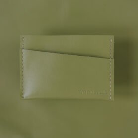 Wood Style Pouzdro na karty NAŽKA - Pistacchio
