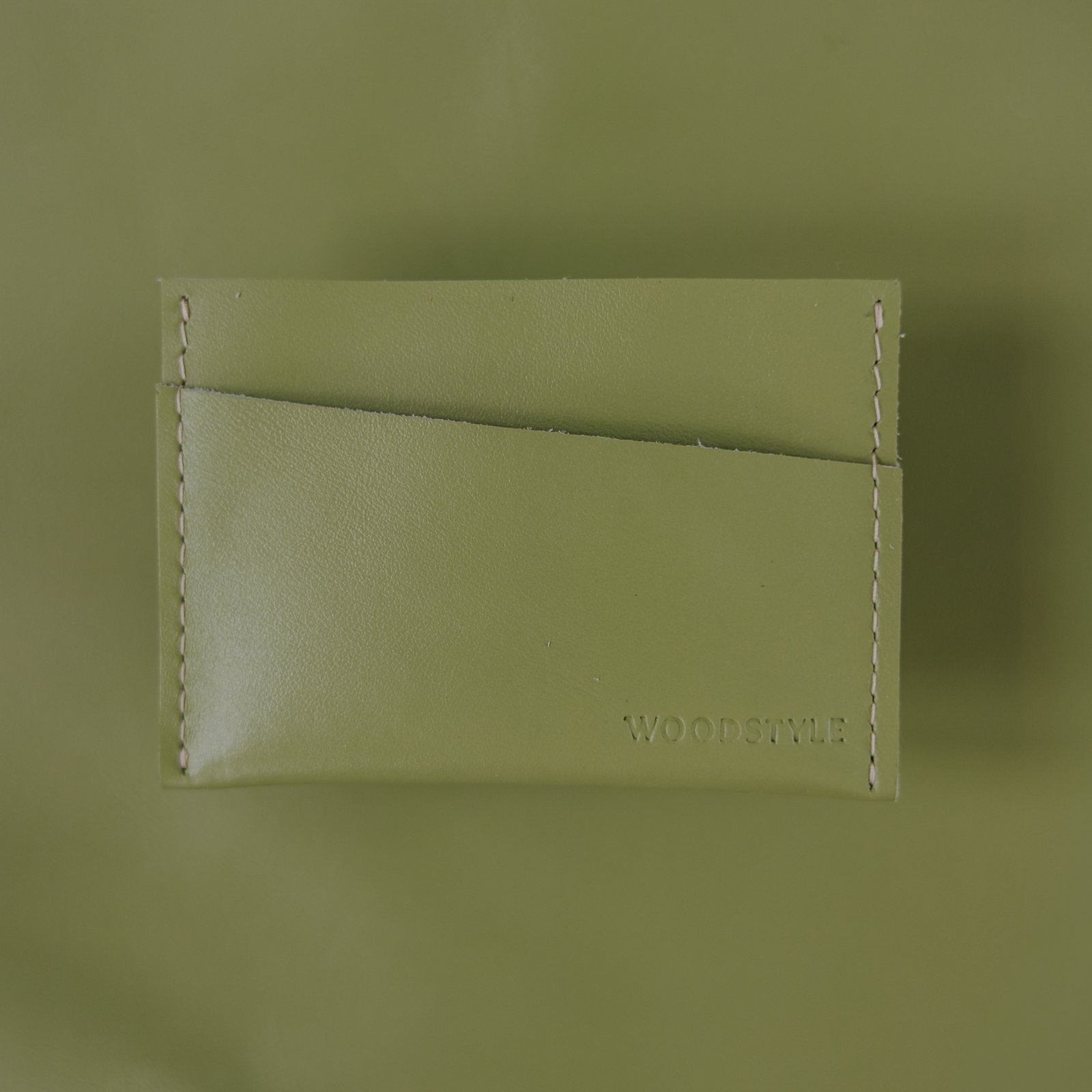 Wood Style Pouzdro na karty NAŽKA - Pistacchio