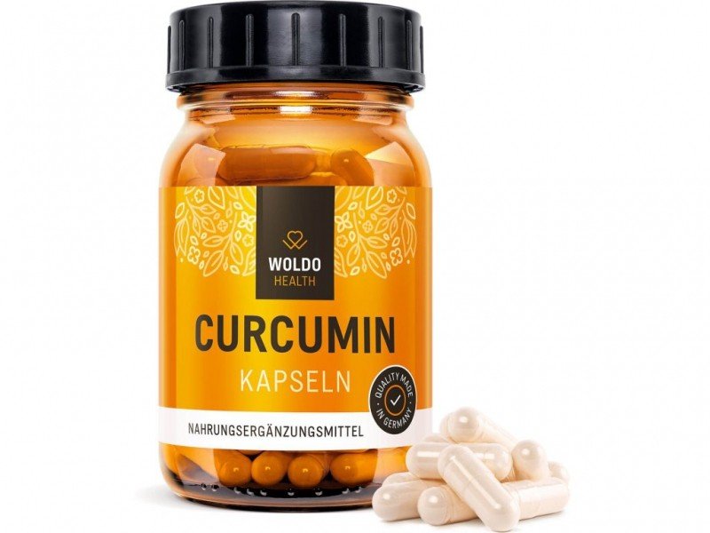 WoldoHealth Curcumin s Piperinem -120 kapslí (WOLDOHEALTH)