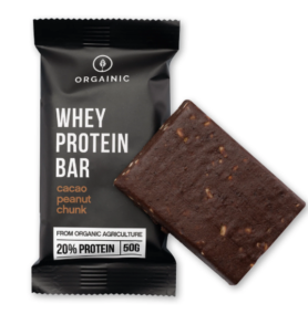ORGAINIC BIO Proteinová Energy Tyčinka - (ORGAINIC) ORGAINIC: Vanilka/Mandle - 1 Tyčinka (50g)